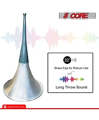 5 Core Pa Horn Speaker 500W Pmpo Compression Driver in 22 Inch Trumpet Throat Loud Audio System - Trumpet 22 + DU50