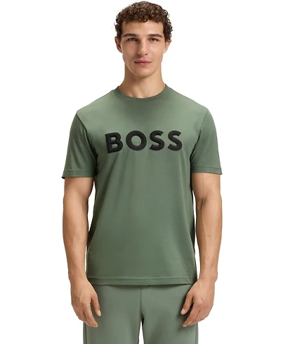 Boss by Hugo Boss Men's 3D Logo Cotton-Jersey T-Shirt