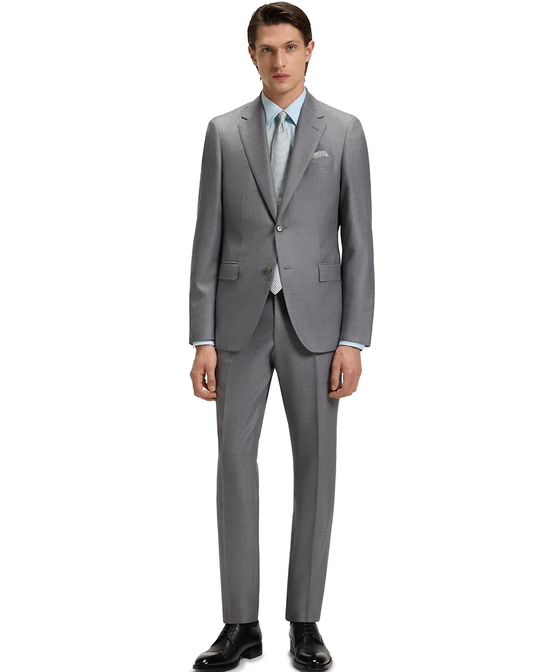 Boss by Hugo Men's Cotton-Blend Stretch Poplin Slim-Fit Dress Shirt