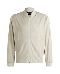 Boss by Hugo Men's Two-Way Zip Water-Repellent Packable Jacket