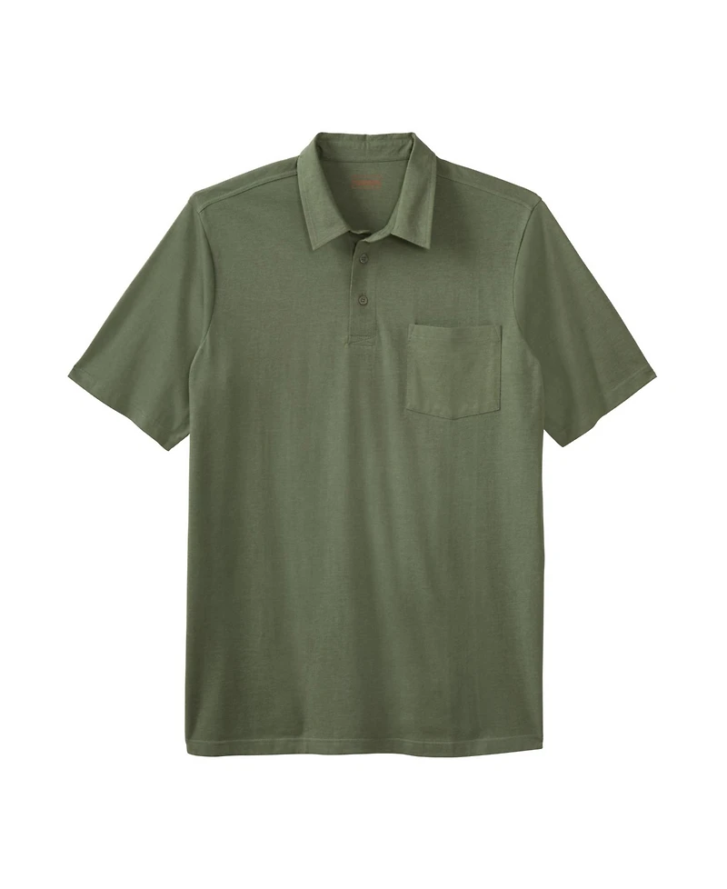 KingSize Big & Tall Heavyweight Jersey Polo Shirt