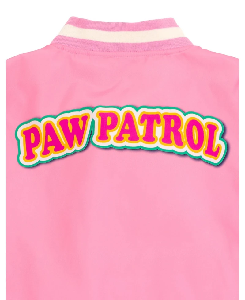 Paw Patrol Toddler Girls Varsity Bomber Jacket to