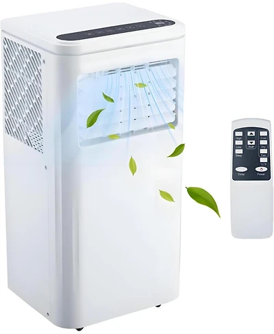 Gaomon 10,000 Btu Portable Air Conditioner - Quiet Cooling, Fan & Remote, Timer, Easy Installation, White, Cools up to 450 Sq. Ft