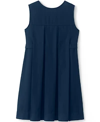 Lands' End Girls Solid Pleated Jumper