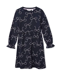 Lands' End Girls Long Sleeve French Terry Knit Dress