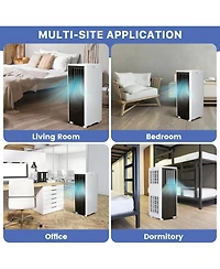 gaomon 8000 Btu Portable Air Conditioner - 3-in-1 Unit with Dehumidifier & Fan Cools 350 Sq.Ft (Includes Vent Kit for Bedroom/Rv/Apartment)
