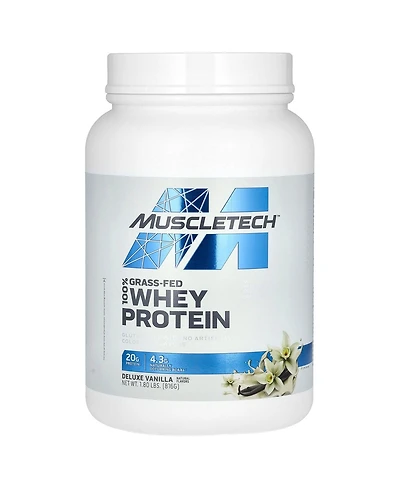 MuscleTech 100% Grass-Fed Whey Protein Deluxe Vanilla