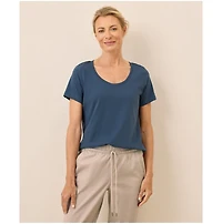 Pact Women's Organic Cotton Softspun Scoop Neck Tee