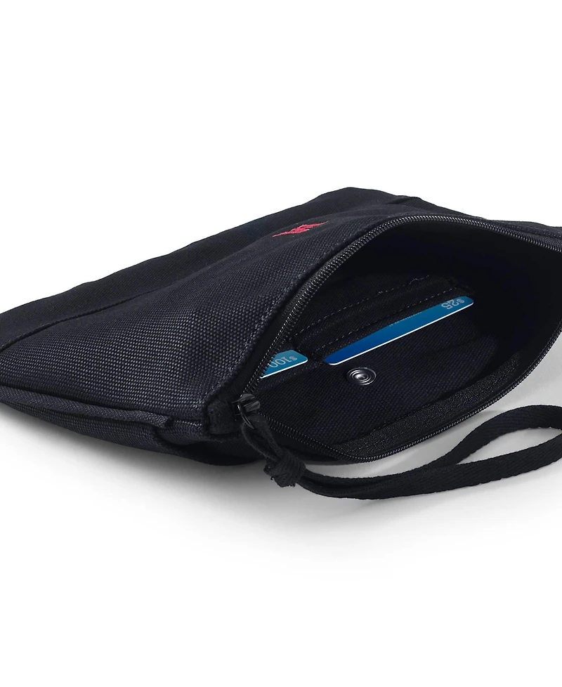 Lands' End Medium Solid Canvas Zipper Pouch