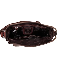 Mancini Men's Everyday Leather Crossbody Bag
