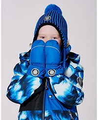 Deux par Deux Baby Boy Winter Mittens Play Royal Blue - Baby