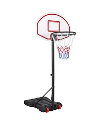 Adjustable Basketball Hoop System Stand with Wheels