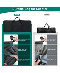 Urbanmax Electric Scooter Bag, Heavy Duty 840D with Waterproof Zipper, Universal for M365, Xiaomi