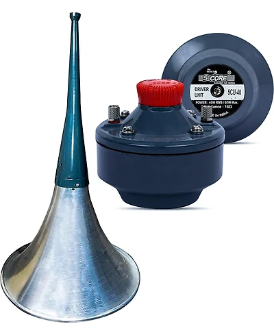 5 Core Pa Horn Speaker 400W Pmpo Compression Driver in 22 Inch Trumpet Throat Loud Audio System