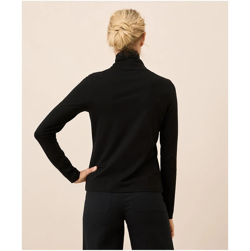 Pact Luxe Stretch Jersey Slim Turtleneck
