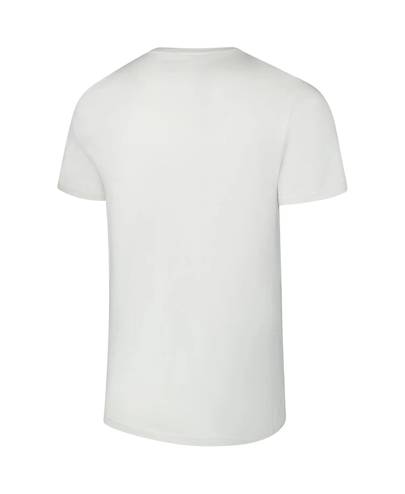 Sportiqe Men's and Women's White Rolling Stones x New York Knicks Bingham Collab T-Shirt