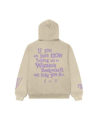 Playa Society Men's and Women's Cream Golden State Valkyries "We Told You So" Pullover Hoodie