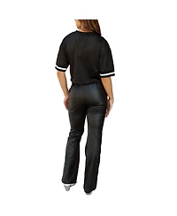 Gameday Couture Women's Black New Orleans Saints Game Face Fashion Jersey