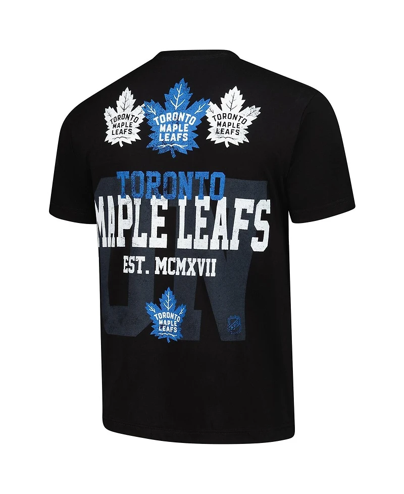 Mitchell & Ness Men's Black Toronto Maple Leaf's Home T-Shirt