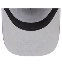 New Era Men's Black Sacramento Kings Vintage Team Rope A-Frame 9FIFTY Snapback Hat