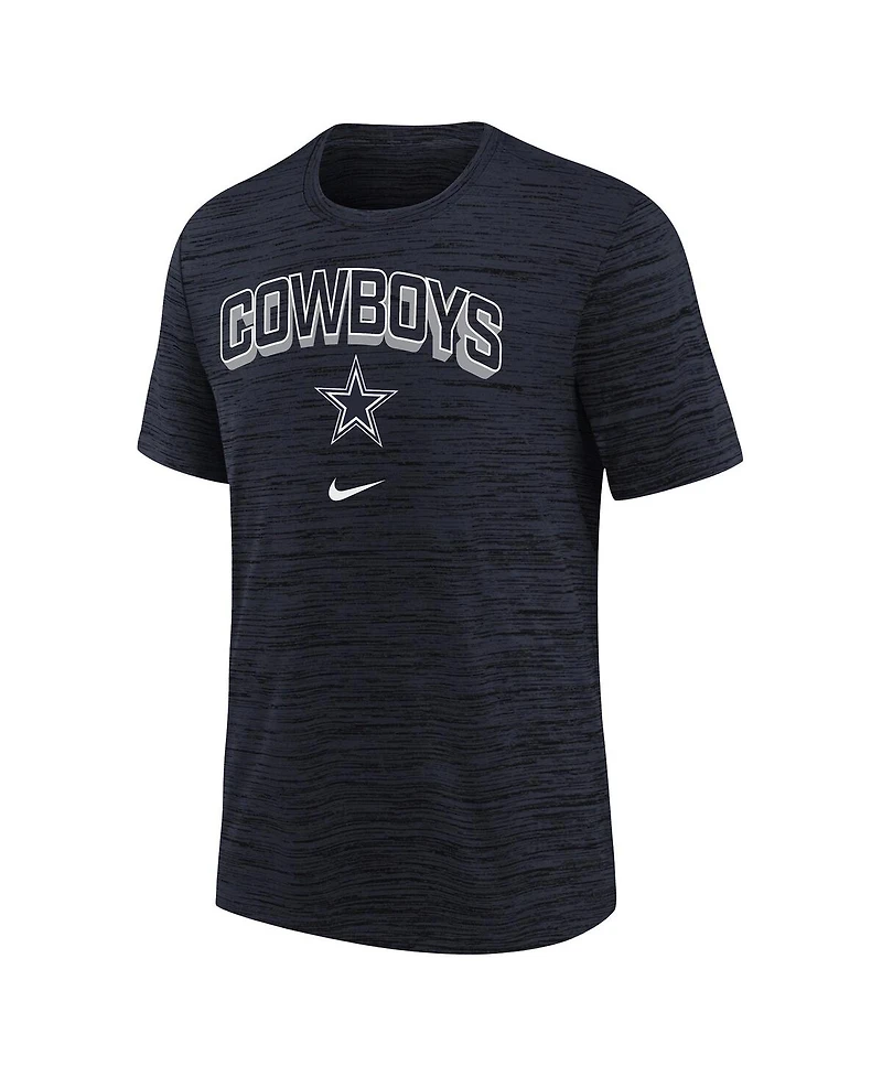 Nike Baby Boys and Girls Navy Dallas Cowboys Sideline Velocity Performance T-Shirt