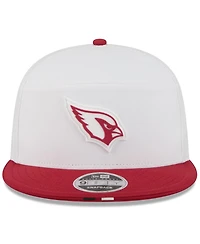 New Era Men's White/Cardinal Arizona Cardinals 2025 Nfl Training Camp Split Panel 9FIFTY Snapback Hat