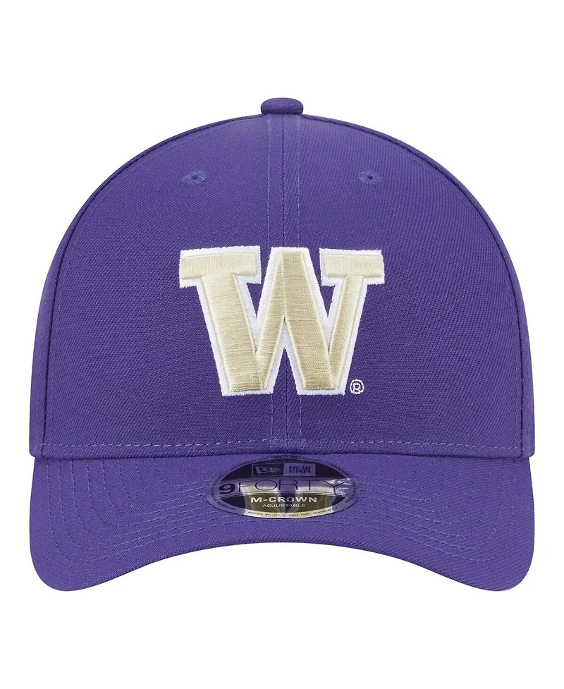 New Era Men's Purple Washington Huskies Team Collective 9FORTY M-Crown Adjustable Hat