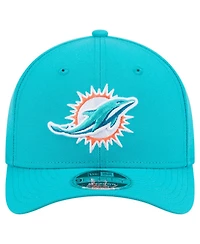 New Era Men's Aqua Miami Dolphins Team Collection 9FORTY M-Crown Adjustable Hat