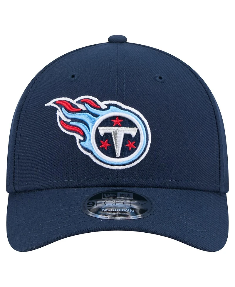 New Era Men's Navy Tennessee Titans Team Collection 9FORTY M-Crown Adjustable Hat