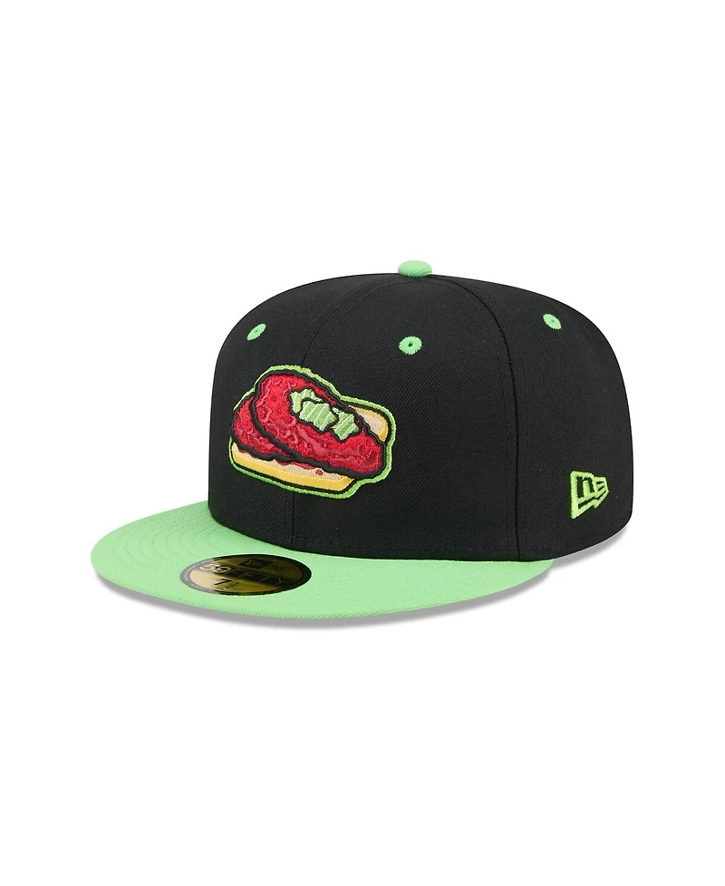 New Era Men's Black Nashville Sounds Theme Nights 59FIFTY Fitted Hat