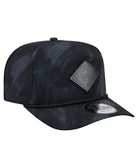 New Era Men's Black Lafc Golfer Snapback Hat