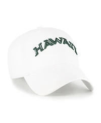 '47 Brand Men's White Hawaii Rainbow Warriors Clean Up Adjustable Hat