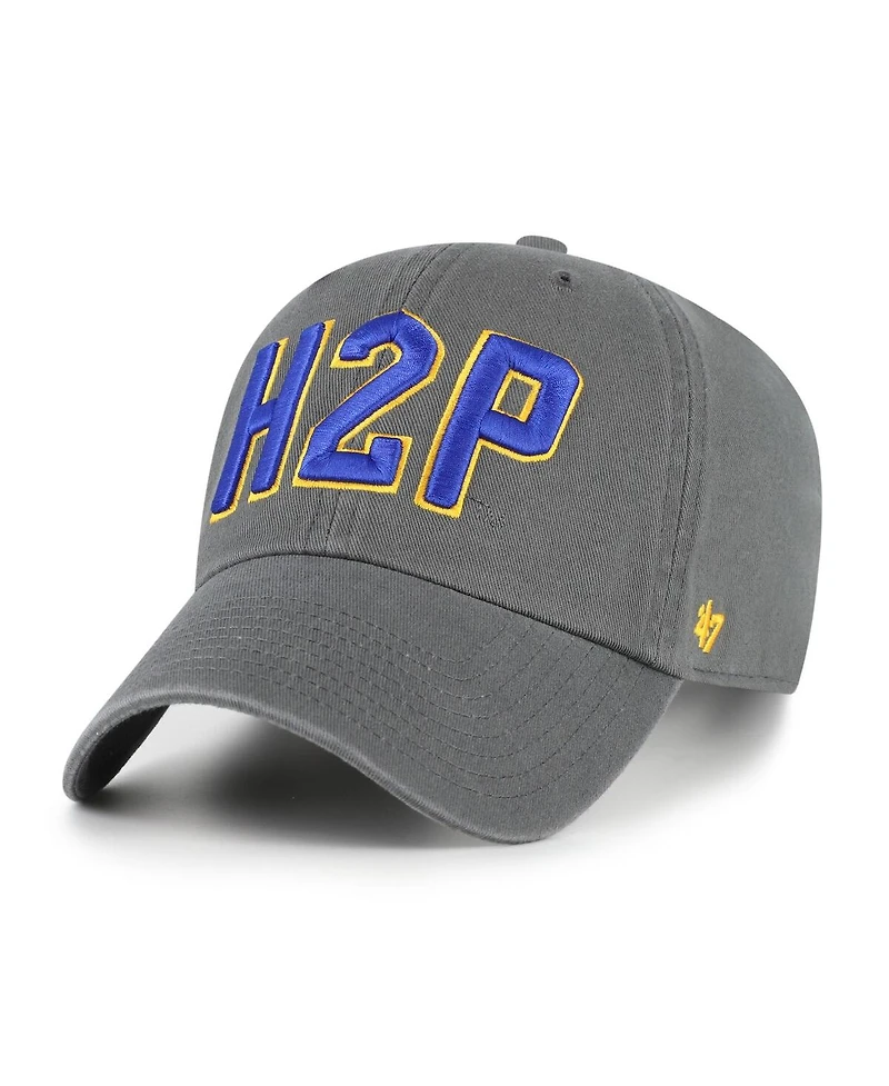 '47 Brand Men's Charcoal Pitt Panthers Clean Up Adjustable Hat