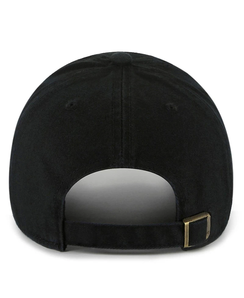 '47 Brand Men's Black Maryland Terrapins Clean Up Adjustable Hat