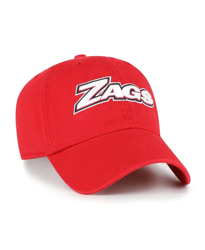 '47 Brand Men's Red Gonzaga Bulldogs Clean Up Adjustable Hat