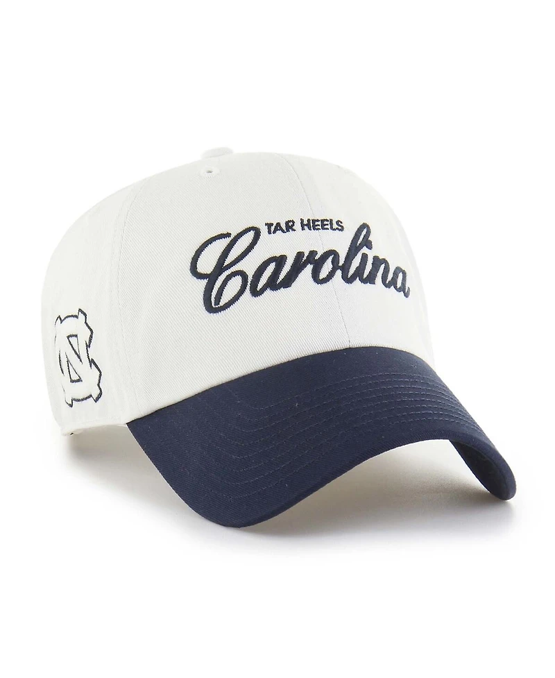 '47 Brand Men's White North Carolina Tar Heels Contemporary Basics Foundation Clean Up Adjustable Hat