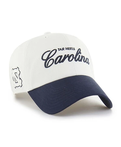 '47 Brand Men's White North Carolina Tar Heels Contemporary Basics Foundation Clean Up Adjustable Hat