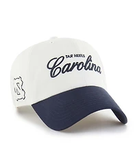 '47 Brand Men's White North Carolina Tar Heels Contemporary Basics Foundation Clean Up Adjustable Hat