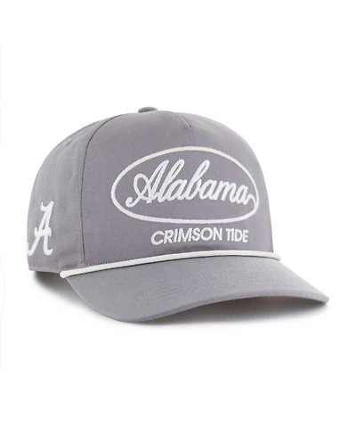 '47 Brand Men's Gray Alabama Crimson Tide Contemporary Basics Foundational Rope Hitch Adjustable Hat