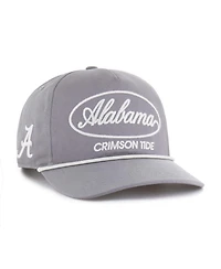 '47 Brand Men's Gray Alabama Crimson Tide Contemporary Basics Foundational Rope Hitch Adjustable Hat