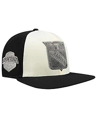 Pro Standard Men's Cream New York Rangers French Terry Snapback Hat