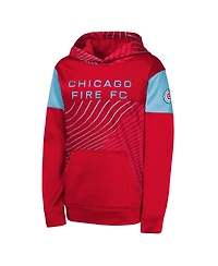 Outerstuff Big Boys and Girls Red Chicago Fire Unbeatable Pullover Hoodie