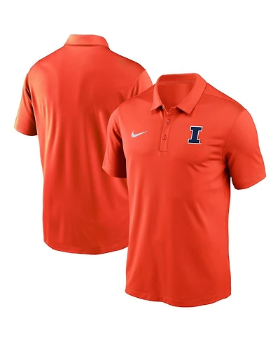 Nike Men's Orange Illinois Fighting Illini Victory Solid Performance Polo Shirt