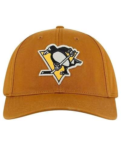 American Needle Men's Tan Pittsburgh Penguins Hepcat Washed Twill Adjustable Hat
