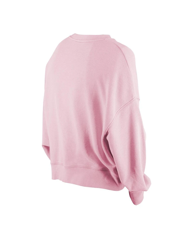 New Era Women's Pink Miami Dolphins Cozy Pullover Sweatshirt