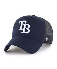 '47 Brand Men's Navy Tampa Bay Rays Ballpark Offside Adjustable Trucker Hat