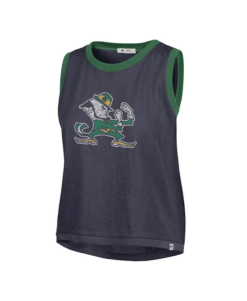 '47 Brand Women's Navy Notre Dame Fighting Irish Premier Ringer Tank Top