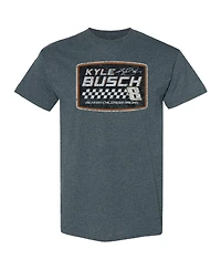 Richard Childress Racing Team Collection Men's Heather Navy Kyle Busch Vintage T-Shirt