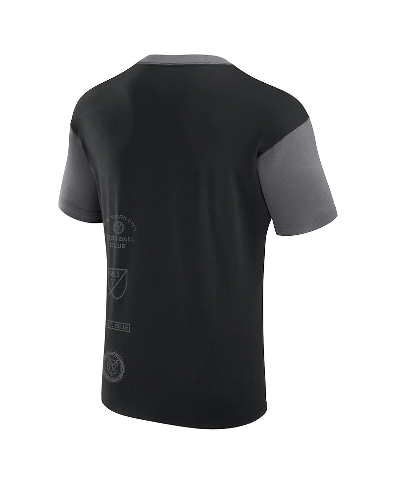 Fanatics Men's Black New York City Fc Recovery T-Shirt