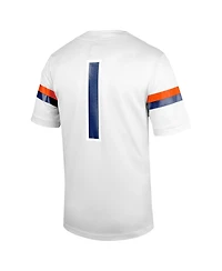 Nike Men's 1 White Virginia Cavaliers Untouchable Football Jersey